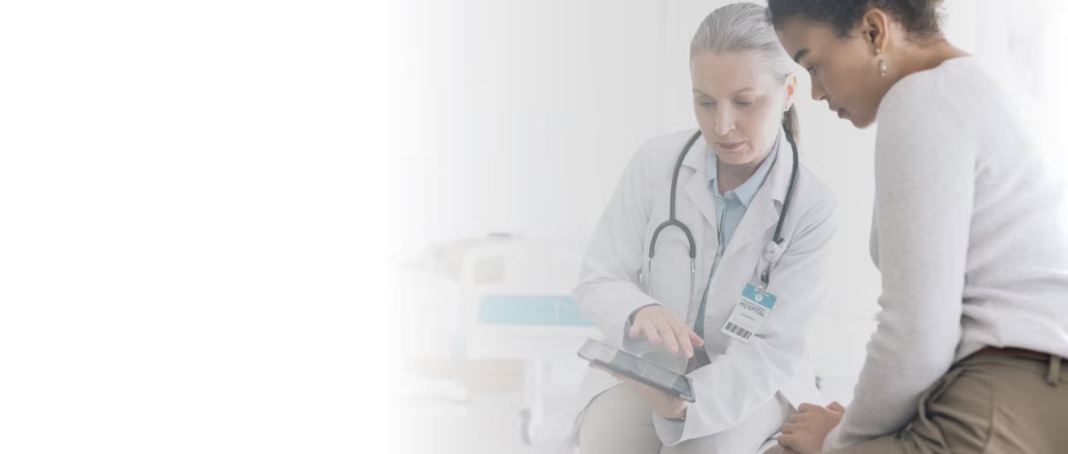 Healthcare Professional with Patient